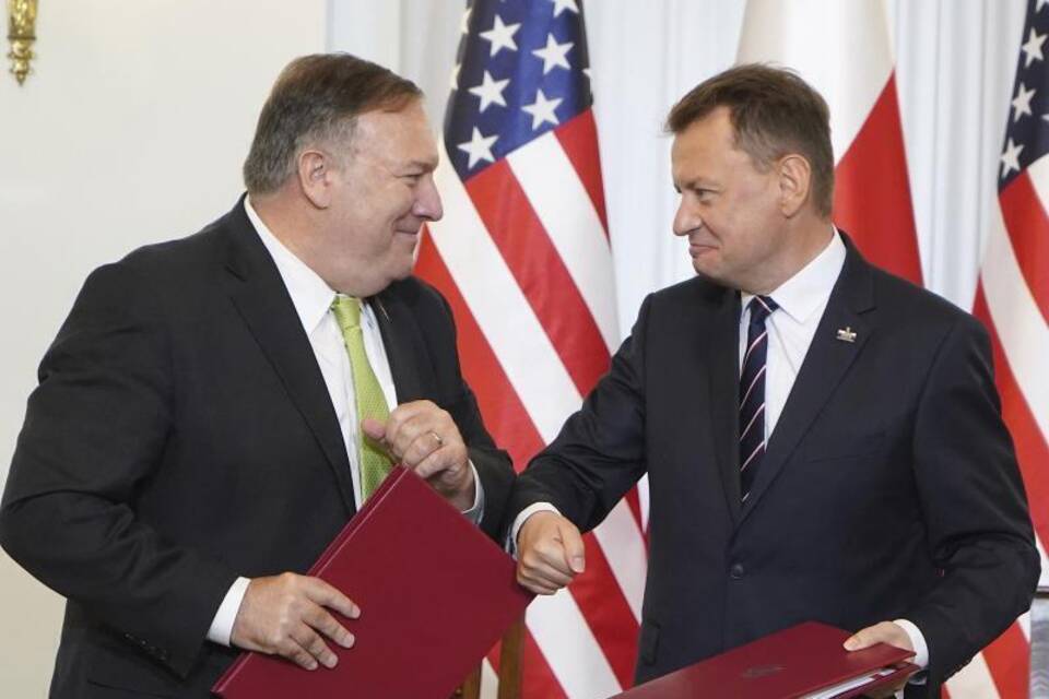 US-Außenminister Pompeo auf Europa-Reise in Polen US-Außenminister Pompeo auf Europa-Reise in Polen