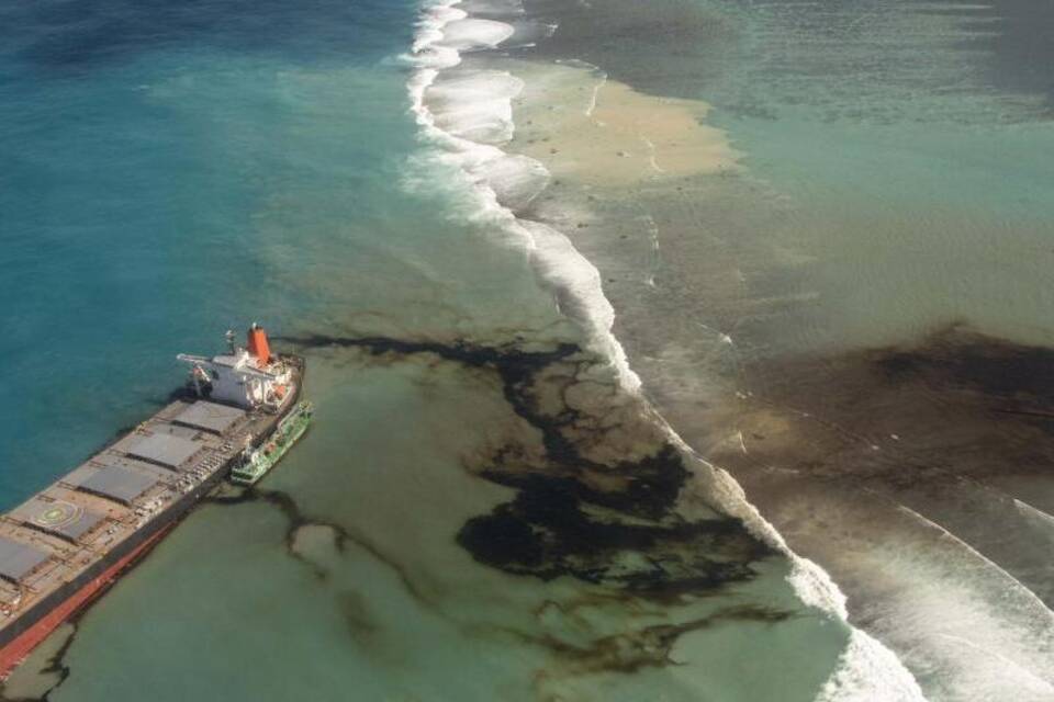 Ölkatastrophe vor Mauritius