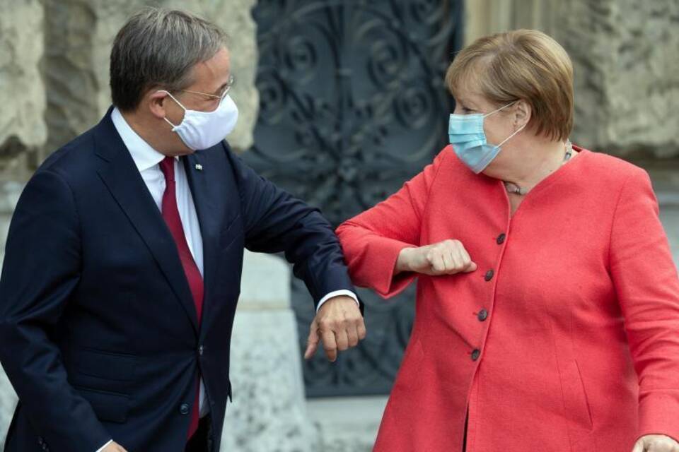 Merkel  besucht NRW